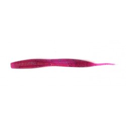 Рибальська силіконова приманка, Taipan Rain Worm, 3,8 дюйма, 8шт/уп, колір №02 Mistik pink